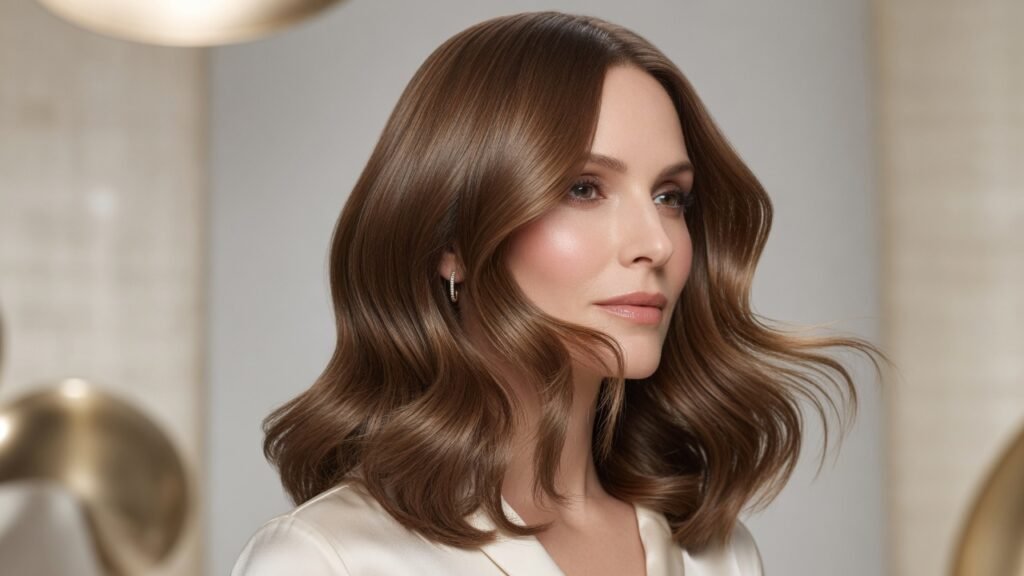 Gloss acidificante em proposta visual para cabelo opaco com brilho elegante e acabamento mais polido.