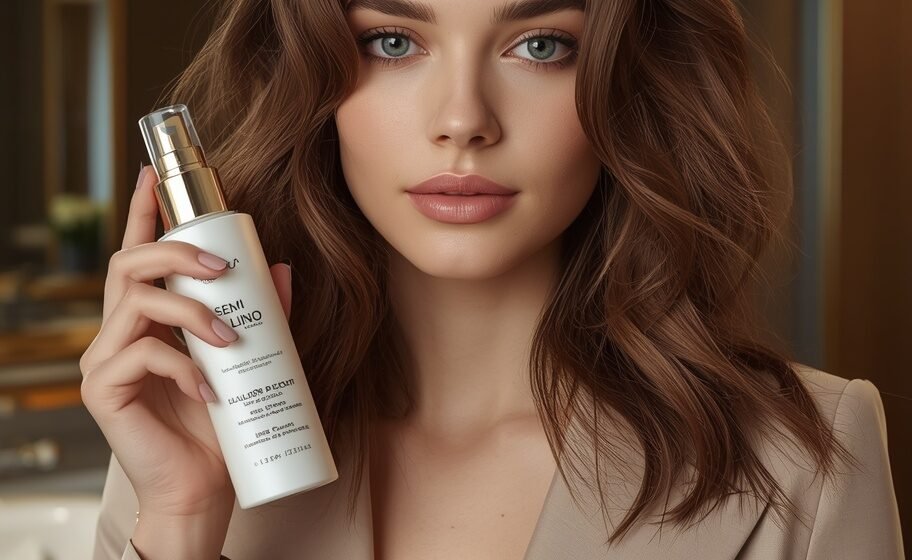 Semi di Lino Smooth em proposta visual de salão com foco em barreira real ao frizz e proteção da umidade.