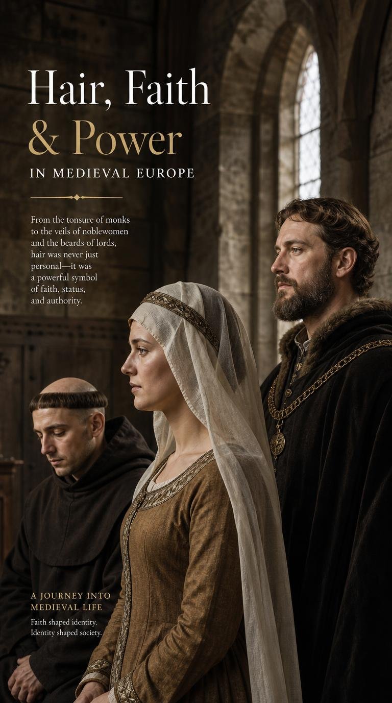 Cabelo na Europa Medieval: fé, poder e símbolos