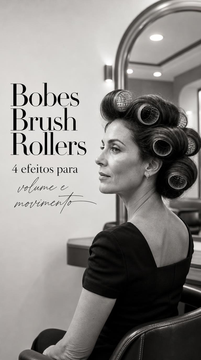 Bobes Brush Rollers: 4 efeitos para volume e movimento
