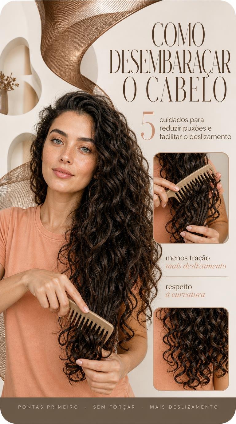 Como desembaraçar o cabelo em 5 cuidados